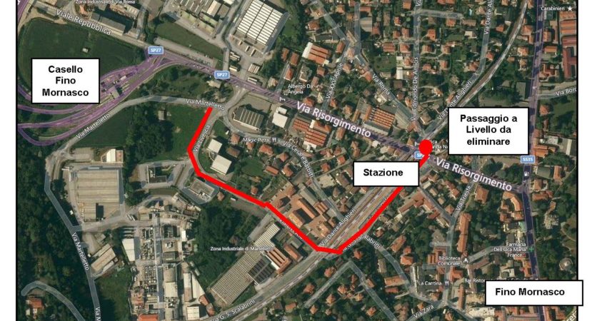 Upgrade of S.P.27 road to Fino Mornasco (CO)
