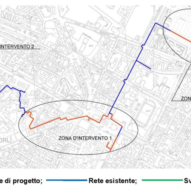 Nuova dorsale della Rete TLR della Città di Forlì